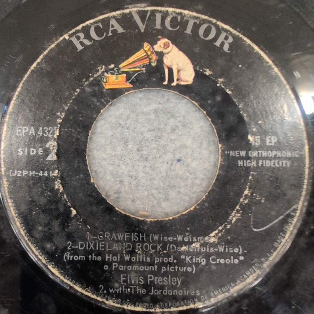 Elvis Presley King Creole Vol 1 45 EP Vinyl Record RCA Victor EPA-4321‎ 1958 - Picture 2 of 4